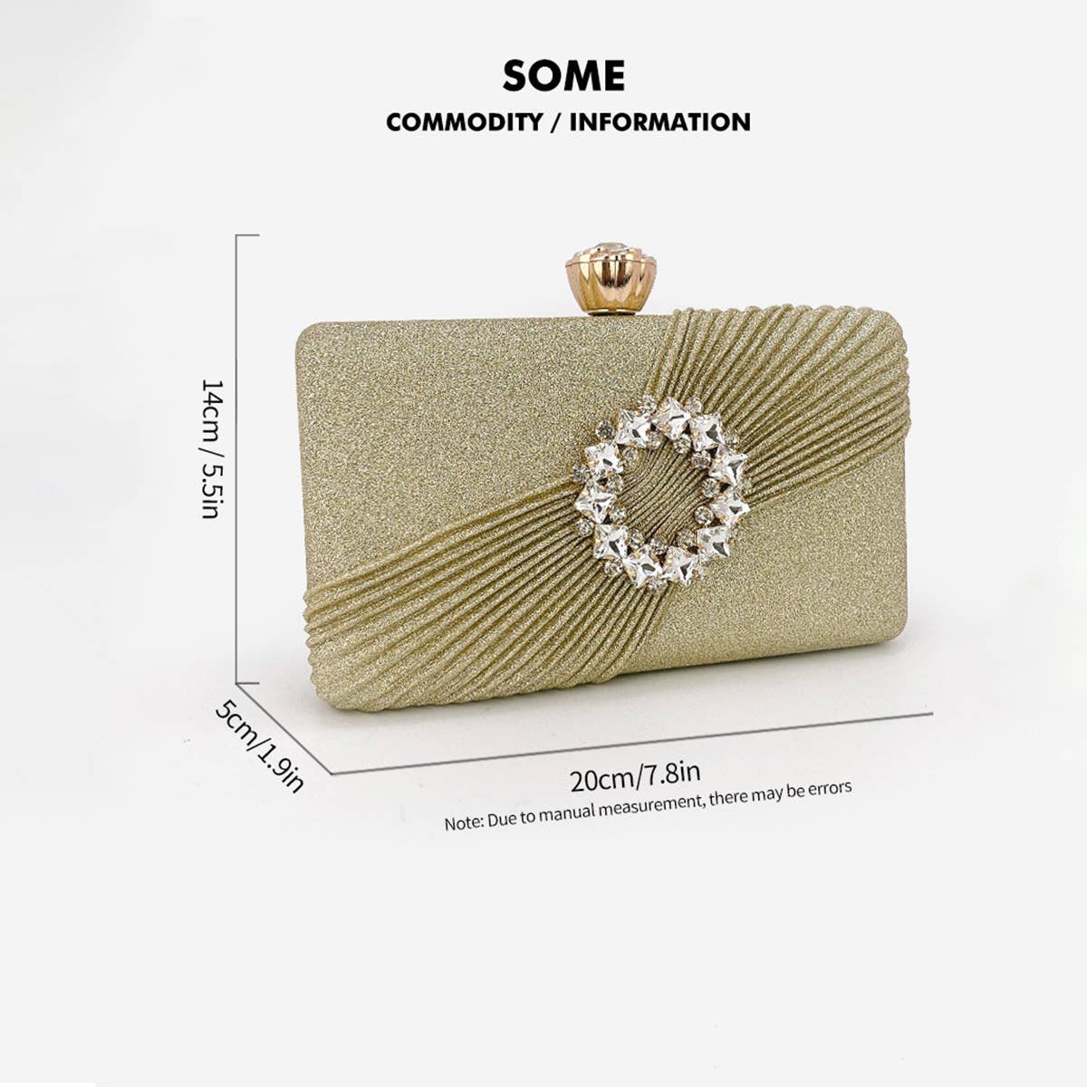 2024 NEW RHINESTONE RING PLEATED CLUTCH_CWAB2525