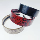 NEW ELEGANT SEXY LEOPARD SNAKE PU HEADBAND_CWAHA6326