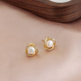 Light Luxury Freshwater Baroque Pearl Earrings