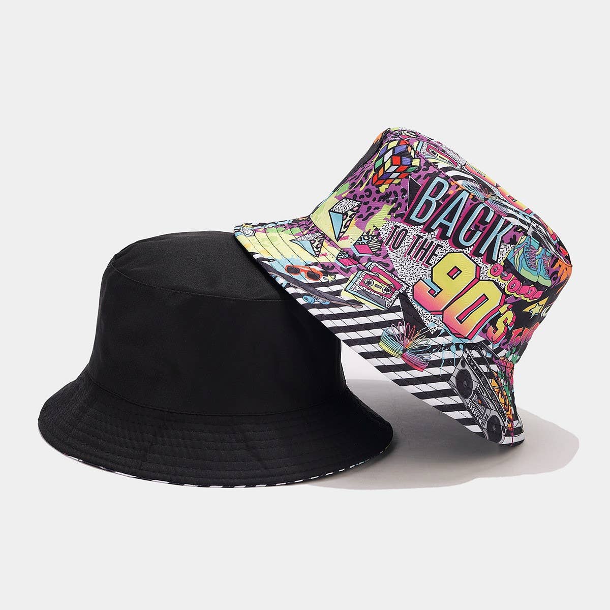 NOSTALGIC CLASSIC PARTY BUCKET HAT_CWAH1642
