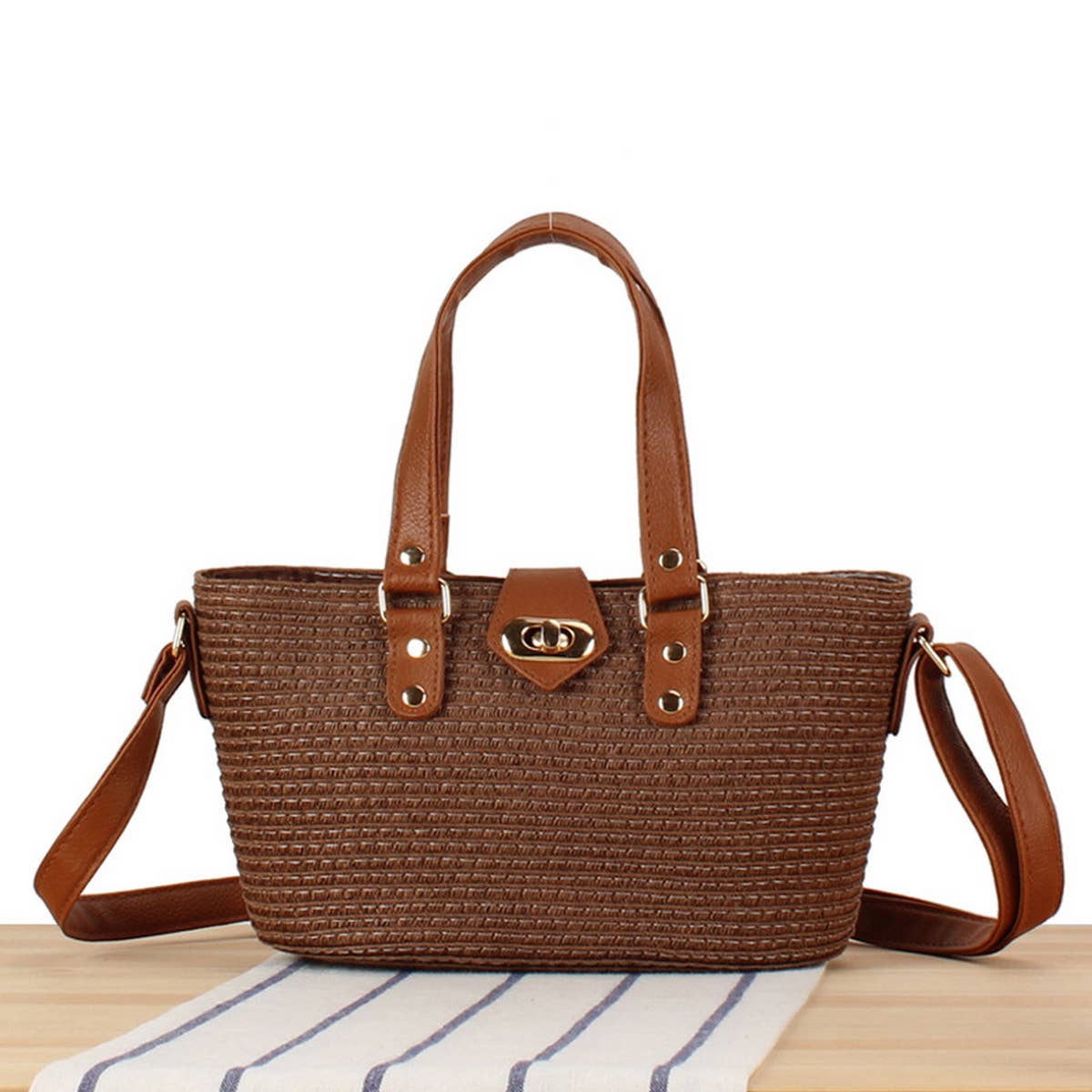 Trendy Summer Fashion Straw Crossbody Bag_Cwab2107