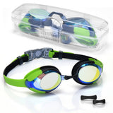 KIDS MIRROR SWIM GOGGLES HD ANTI FOG WATERPROOF_CWASG1043