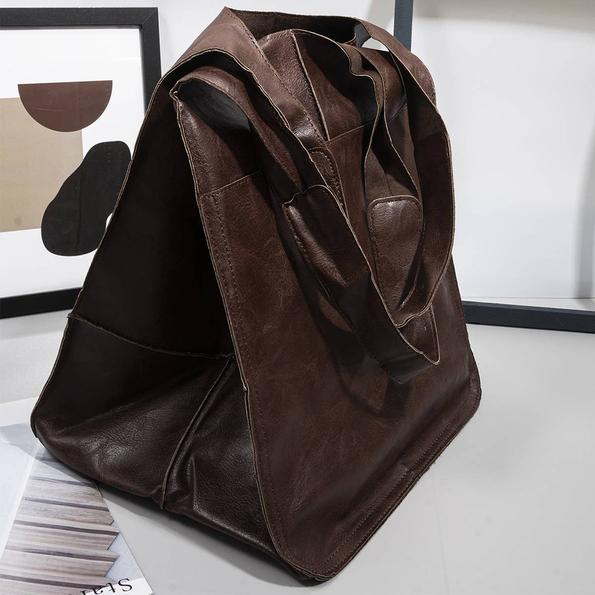 Vintage Tote Bag With Spacious Storage Capacity_Cwab0558