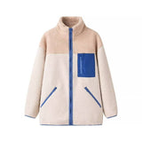 Warm Zipper Loose Fleece Jacket
