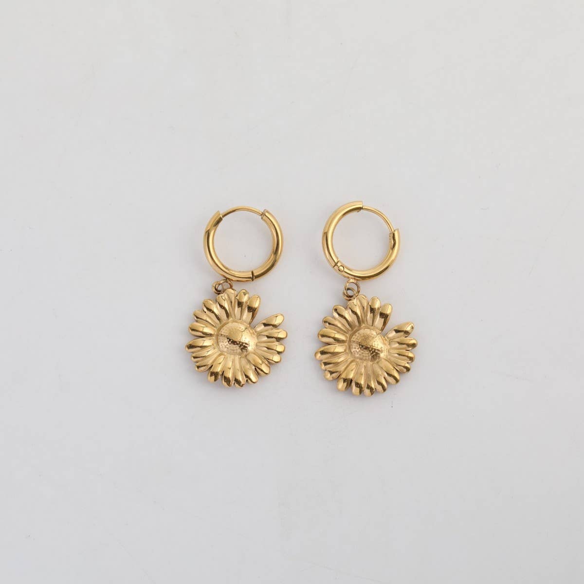 CREATIVE STAINLESS STEEL MIRROR PENDANT EARRINGS_CWMM5723