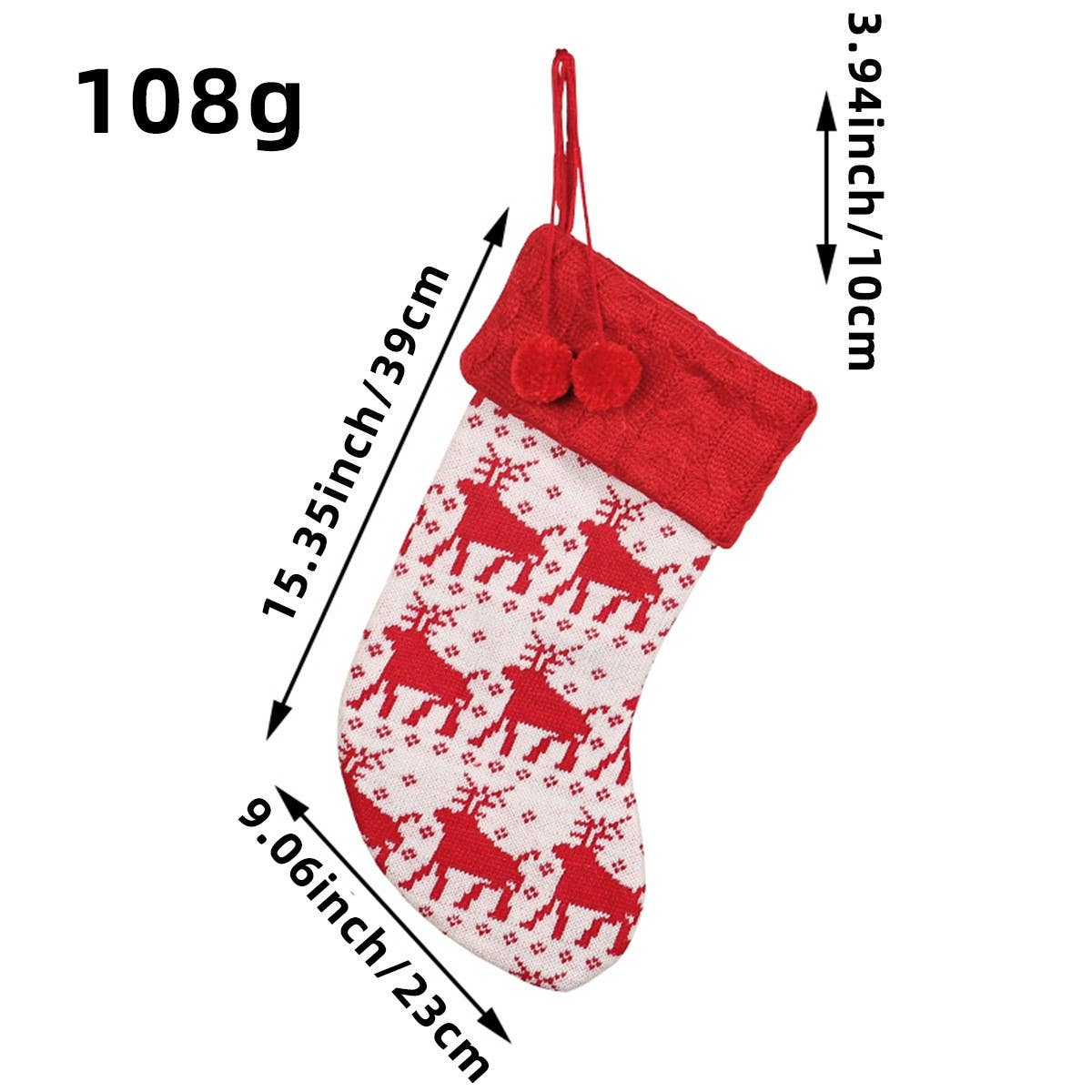 NEW CHRISTMAS CUTE KNITTED WOOL SOCKS GIFT BAG_CWMS1440