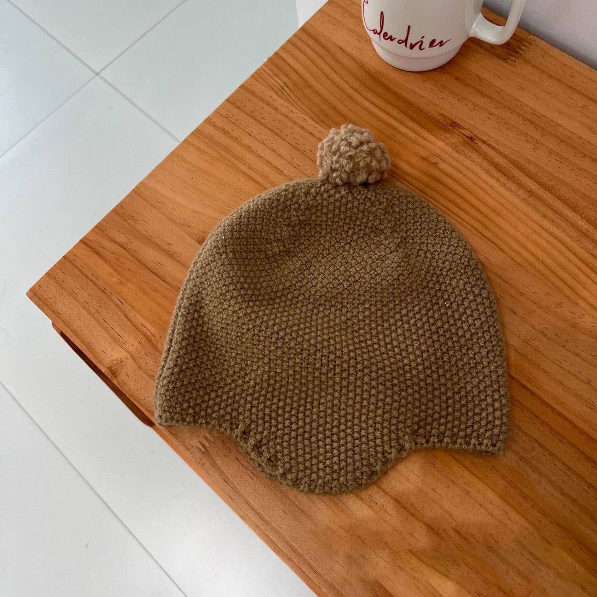 FASHIONABLE COLORFUL BALL CHILDRENS KNITTED HAT_CWAH2925