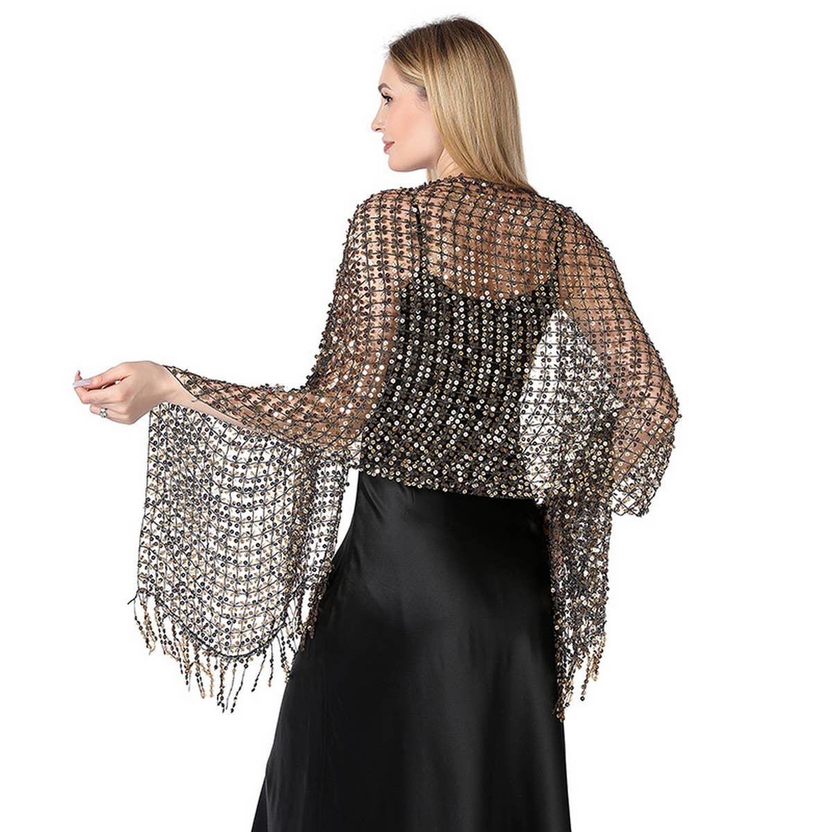 2024 NEW DINNER SEQUIN EMBROIDERY TASSEL SHAWL_CWASC1081