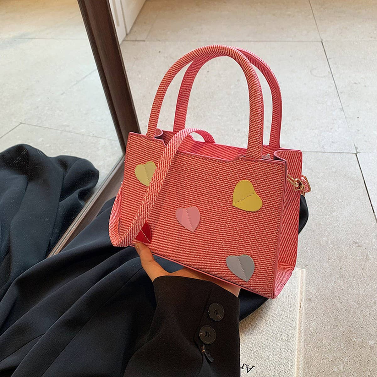 2024 NEW FASHION LOVE COMMUTER SHOULDER BAG_CWAB3296