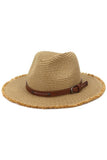 BELT BAND TRENDY STRAW HAT_CWAH108