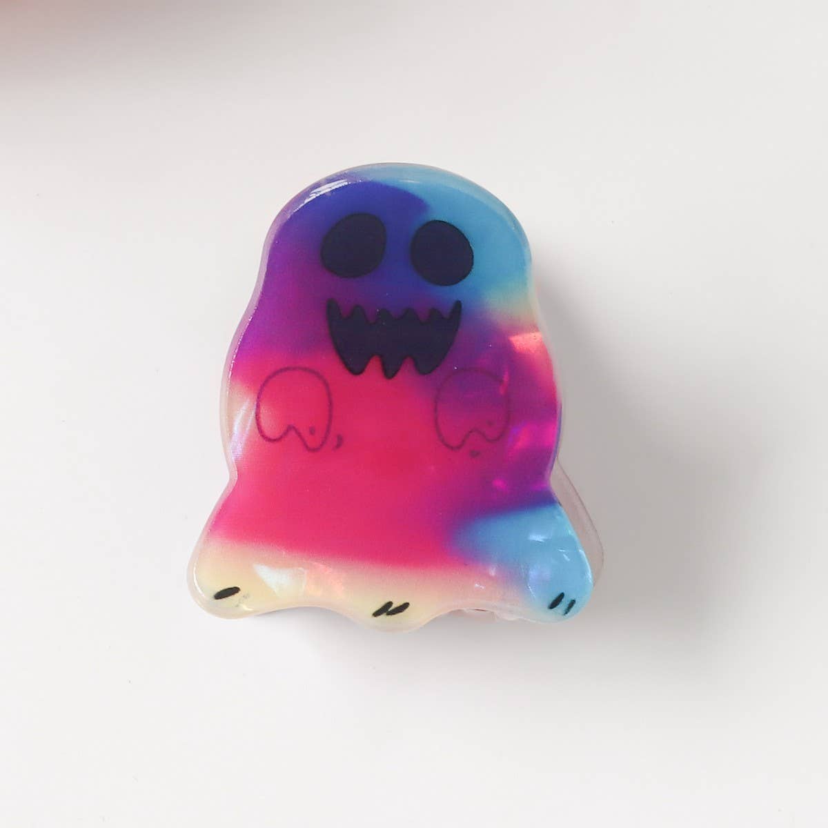 Cwaha1607_Halloween Ghost Small Hair Claw Clip