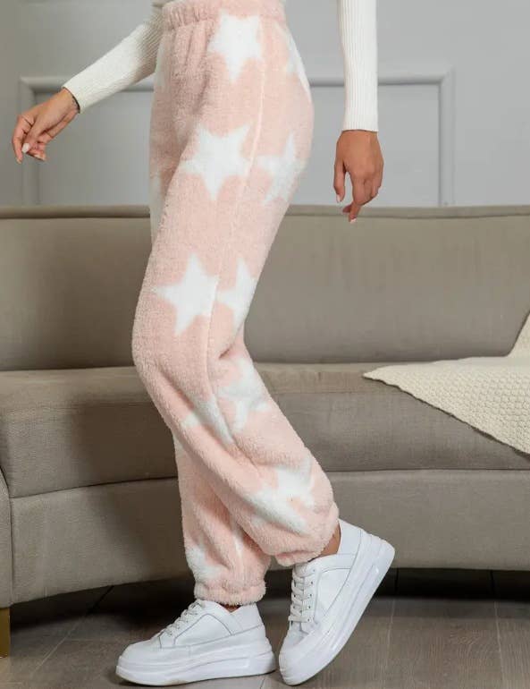 Thick Flannel Baggy Coral Fleece Pajama Pants