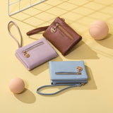 SHORT ZIPPER FOLDING WALLET FOR WOMEN_CWAB2328