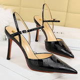SIMPLE SHALLOW POINTED TOE HIGH HEELS_CWSHH0109