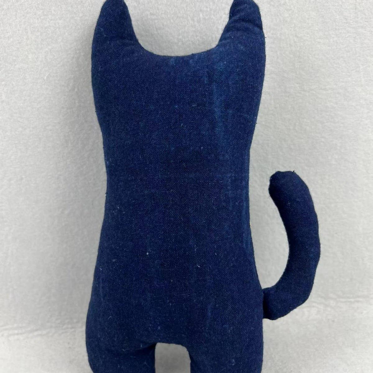 HANDCRAFTED INDIGO DYED EMBROIDERED PLUSH DOLL_CWMM6056