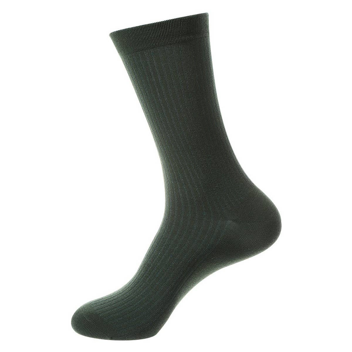MENS CASUAL SOLID COLOR MID CALF SOCKS_CWMS1026