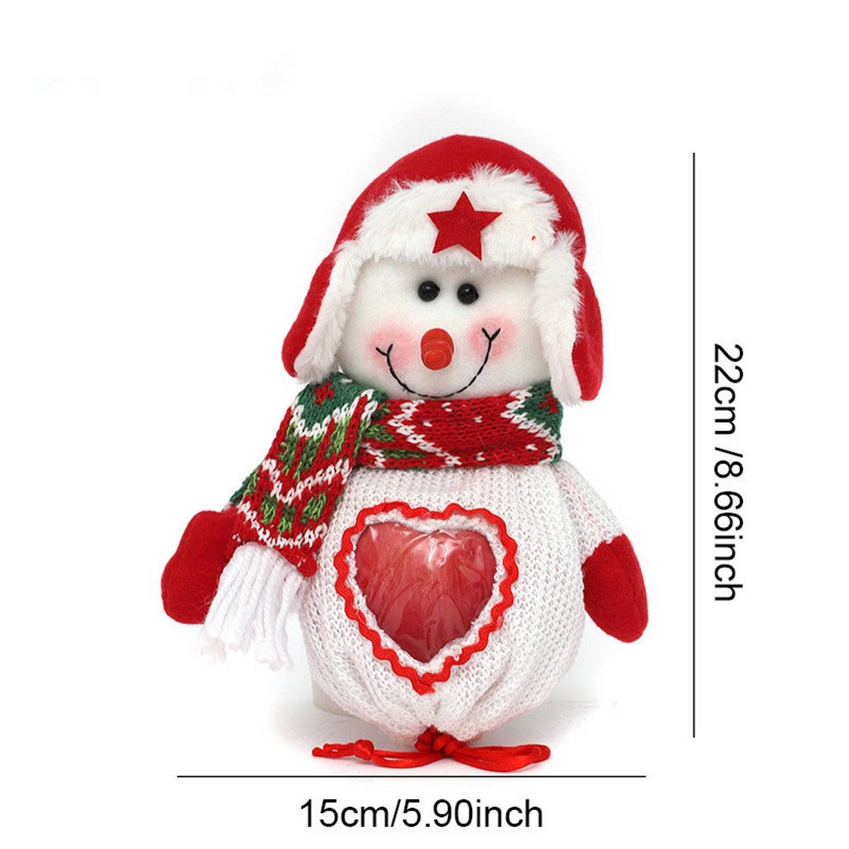 Cwmm1753_Christmas Printed Tote Bag Apple Candy Gift Bag