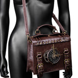 RETRO CLOCK DECORATIVE PUNK SHOULDER BAG_CWAB0629
