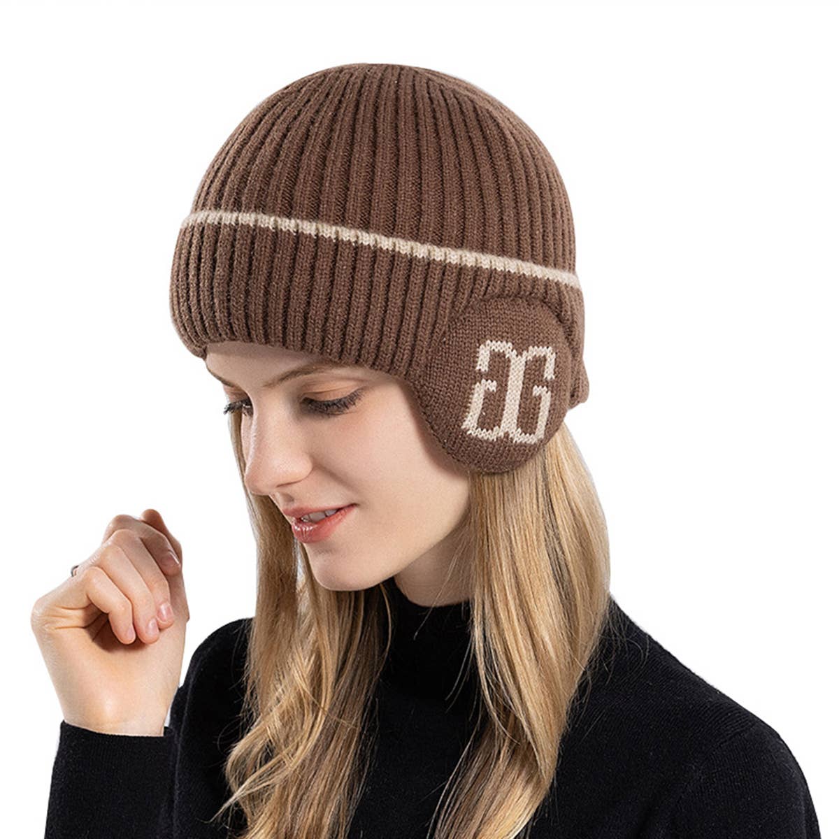 Versatile Fleece Cold-Proof Earmuffs Cap Hat_Cwasc1130