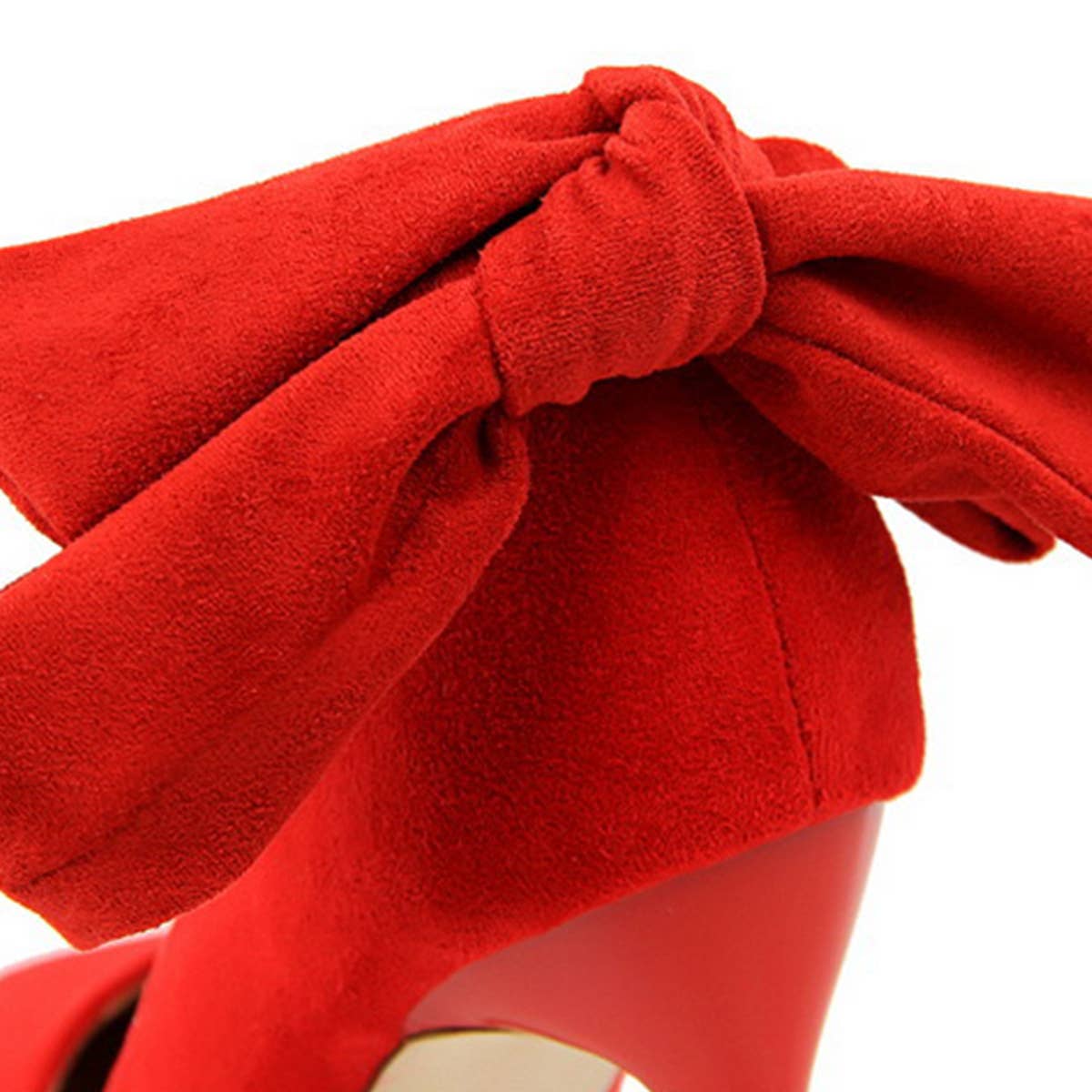 SUEDE SHALLOW POINTED TOE STRAPPY HIGH HEELS_CWSHH0074