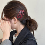 Plaid Multi Layer Scrunchie Retro Hair Tie_Cwaha07914