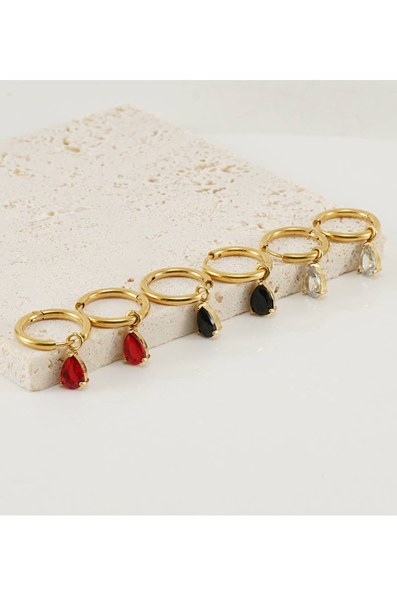 18K Gold Plated Stainless Steel Earrings_Cwaje0382