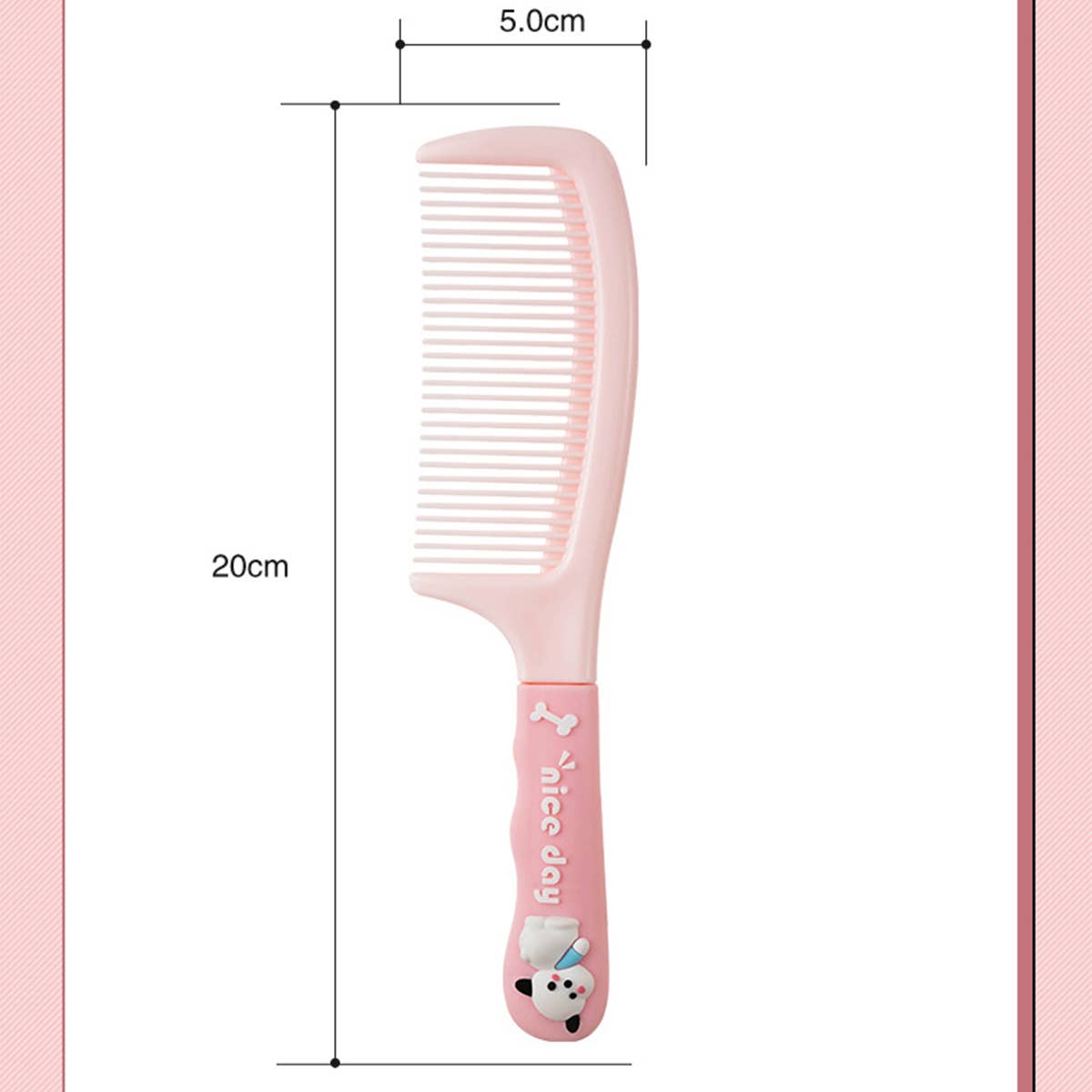 HOME SILICONE HANDLE CUTE CARTOON COMB_CWMM0907