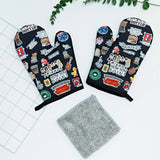 SCALD PROOF HEAT INSULATING GLOVES THREE PIECE SET_CWMM1462