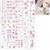 PEACH BLOSSOM TATTOOS SWEET COOL GIRL STYLE_CWMM8236