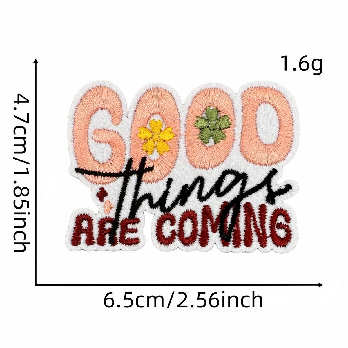 PERSONALIZED COLORFUL ENGLISH EMBROIDERY PATCH_CWMM4029