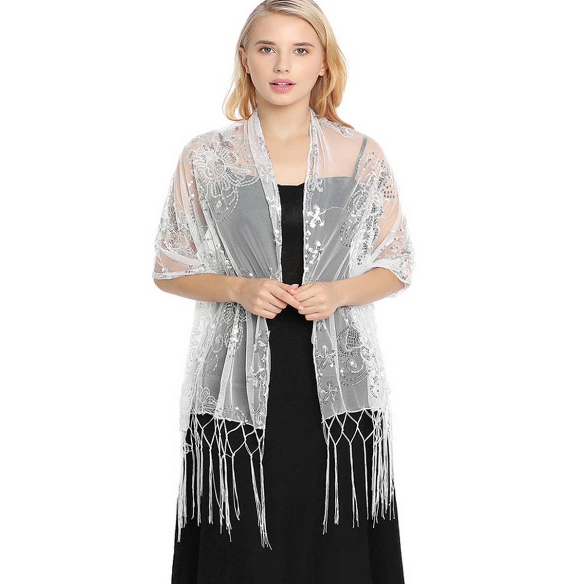 2024 NEW STYLE DINNER EMBROIDERED TASSEL SHAWL_CWASC1083