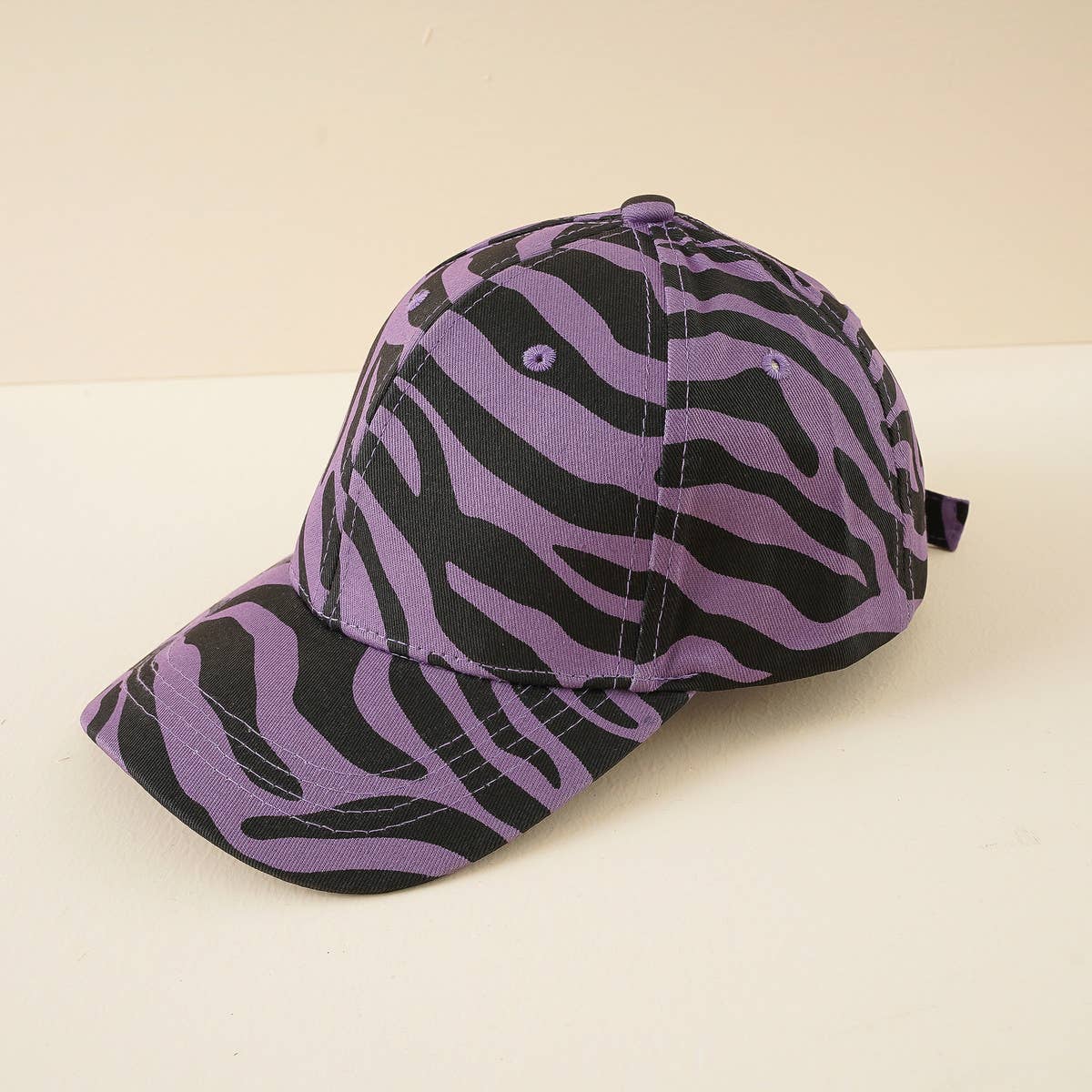 Zebra Print Baseball Hat Summer Sun Hat Cwah1401