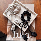 SIMPLE FLOWER BUD BOW HAIR ROPE_CWAHA1100