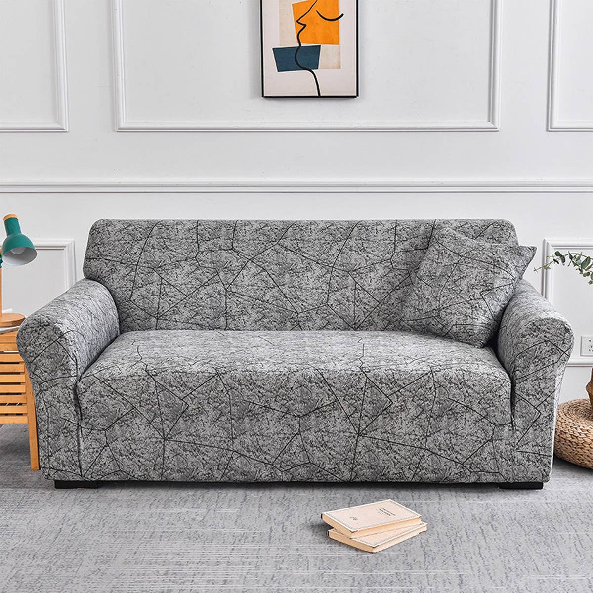 PRINTED MILK SILK SOFA COVER STRETCH FULL FIT_CWMM8325