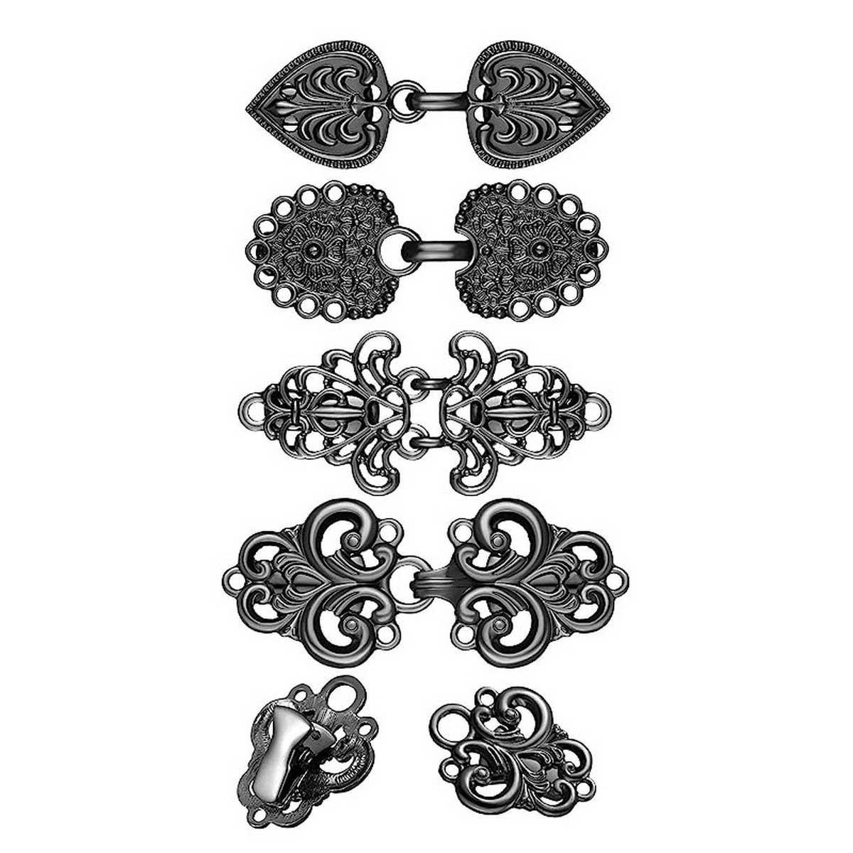 NEW CHINESE RETRO ALLOY SHAWL CLIP CREATIVE HOLLOW_CWMM2189