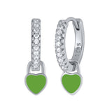 NEW SIMPLE MULTI COLOR LOVE GEOMETRIC EARRINGS_CWAJE1764