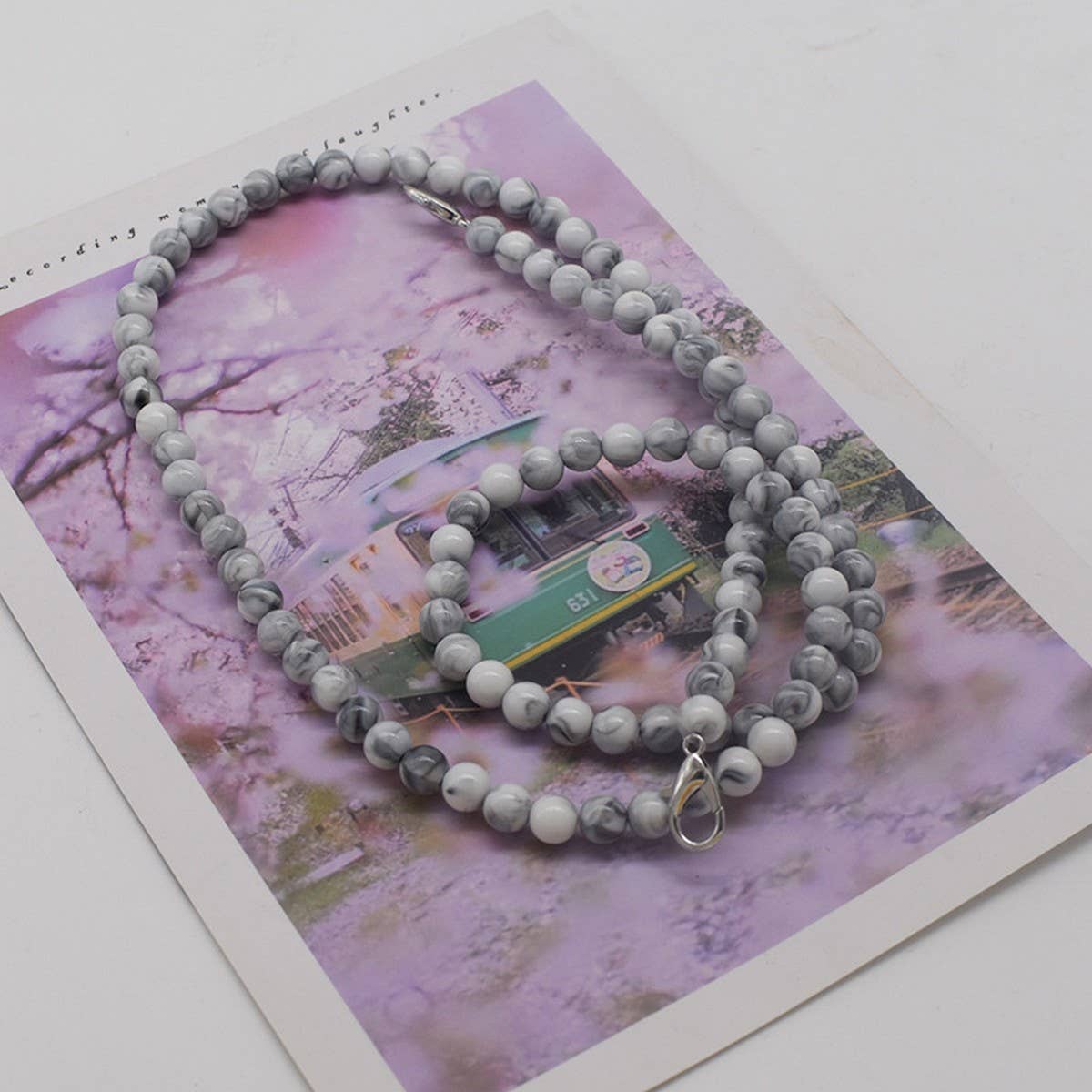 ACRYLIC BEADS CHAIN STRAP PHONE CASE BAG CROSSBODY_CWMM5060