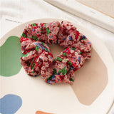 Women New Floral Hair Tie_Cwaha0803
