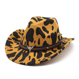 JAZZ WIDE BRIM HAT RETRO ROLLED BRIM WOOL FELT HAT_CWAH2537