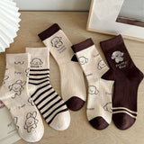 NEW AUTUMN MAILLARD CARTOON CUTE PUPPY SOCKS_CWMS1368
