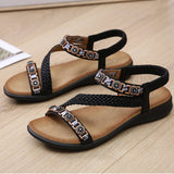 Casual Anti Skid Fashion Rhinestone Sandals_Cwshs0541