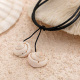 BEACH ALL MATCH SHELL TASSEL NECKLACE_CWAJE1821