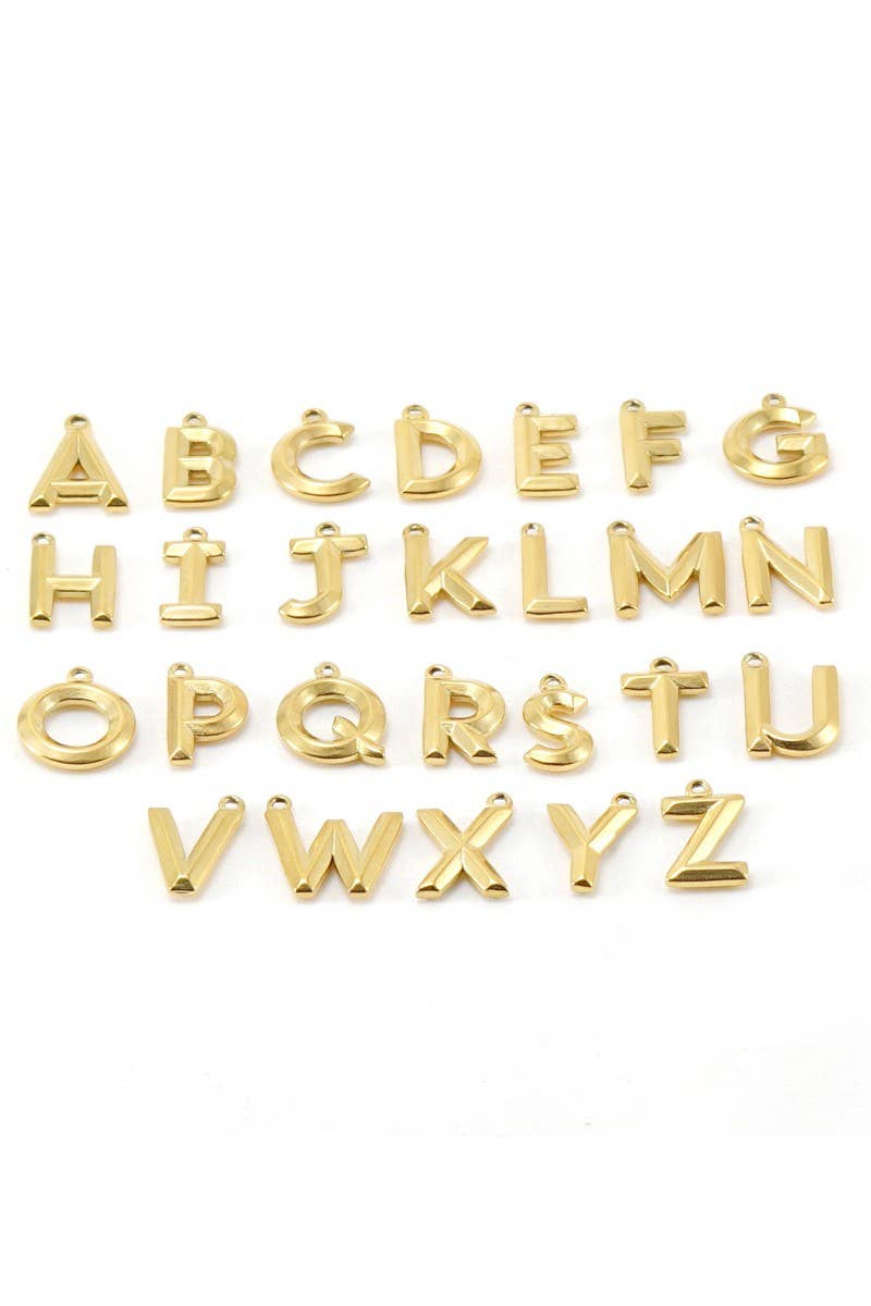 Initials Pendant Trendy Lariat Necklace_Cwaje237