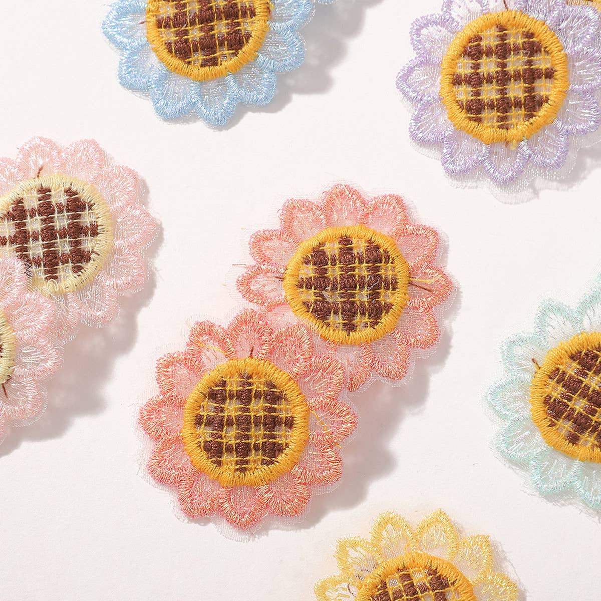 Vintage Childrens Sunflower Hair Clip