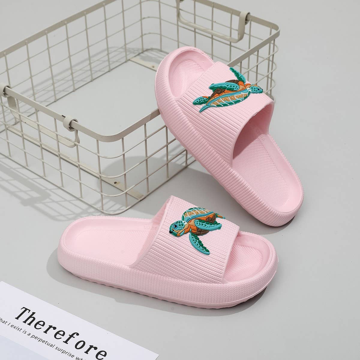 EVA TURTLE CARTOON SLIDES SUMMER BEACH SHOES_CWSHF00229