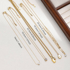 FASHIONABLE ZIRCON MULTI LAYERED NECKLACE_CWMM3588