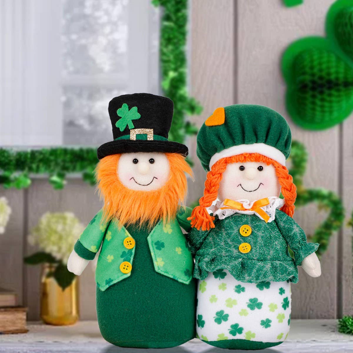 GREEN LEAF FESTIVAL DOLL DOLL ST PATRICKS DAY_CWMM3449