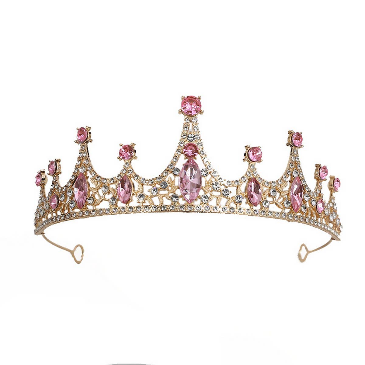 Wedding Accessories Crystal Bridal Crown Tiaras_Cwmm2010
