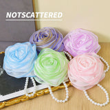 BATH POUF LARGE PEARL ROSE BATH POUF_CWMM3349