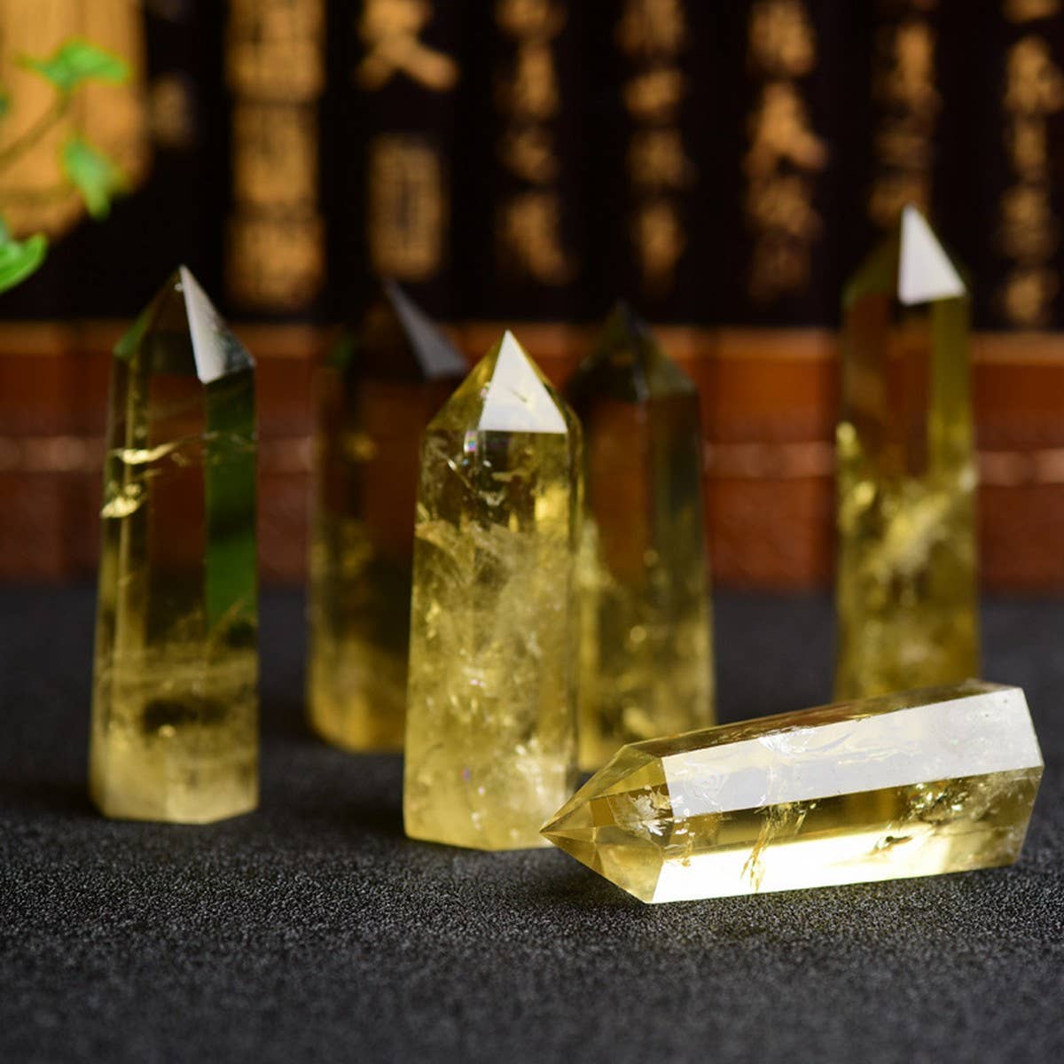 NATURAL CITRINE POINT CRYSTAL TOWER_CWMM8099
